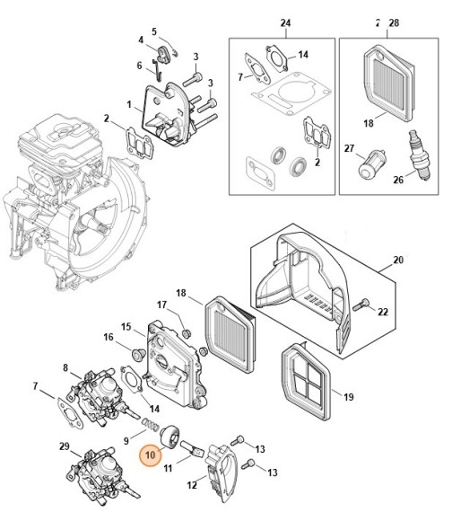 Важіль STIHL 41471822803