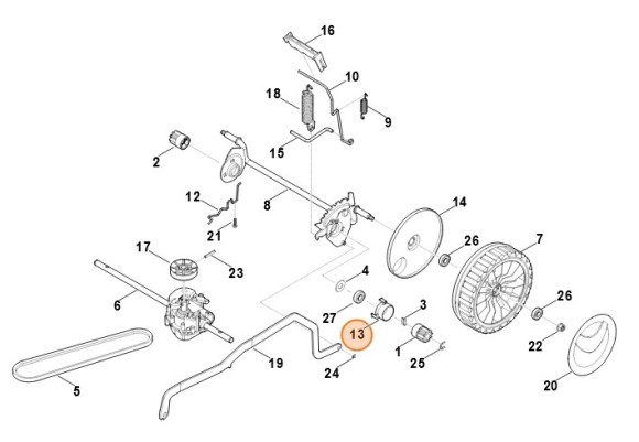 Втулка STIHL 63387043200