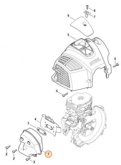Глушитель выхлопа (41481400600)
