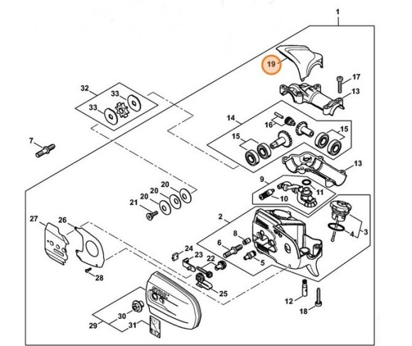 Корпус STIHL 41826411001
