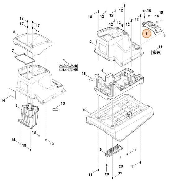 Ущільнення STIHL 60137090405