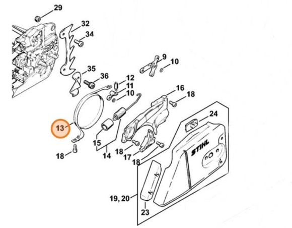 Гальмівна стрічка STIHL 11281605400