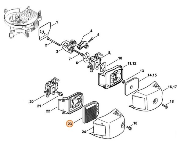 Фильтр воздушный (42371410300)