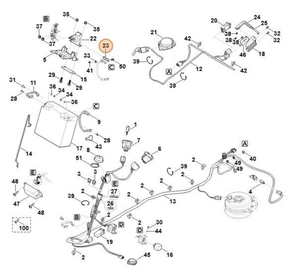 Предохранитель 150A (61704370800)