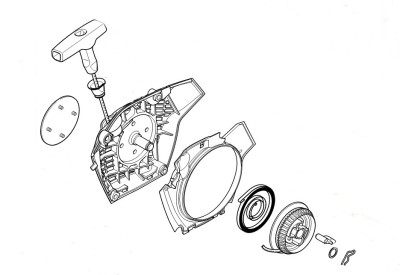 Кришка маховика з пусковим пристроєм STIHL 11480802106