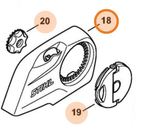 Крышка звездочки цепи (12546401701)