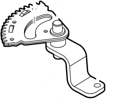 Сегмент шестеренки (61407803601)