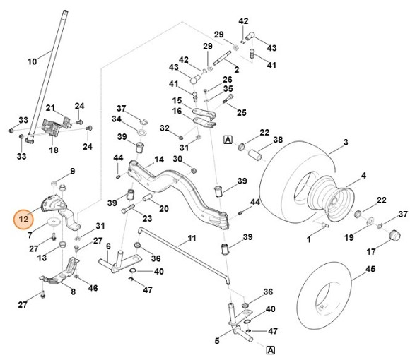 Сегмент шестеренки (61407803601)