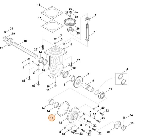 Ущільнення STIHL 62516490303