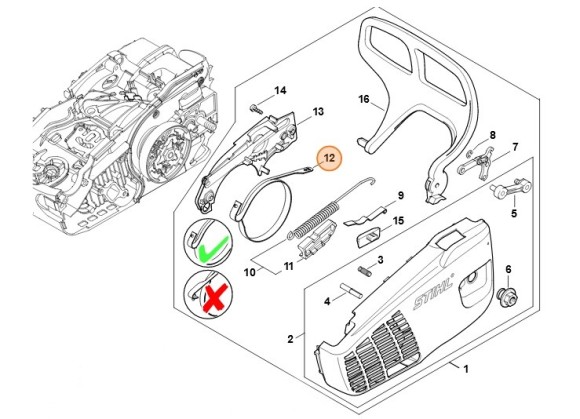 Гальмівна стрічка STIHL 11371605400