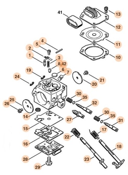 Карбюратор HD-15D (11281200625)