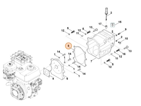Ущільнення STIHL 62516490304
