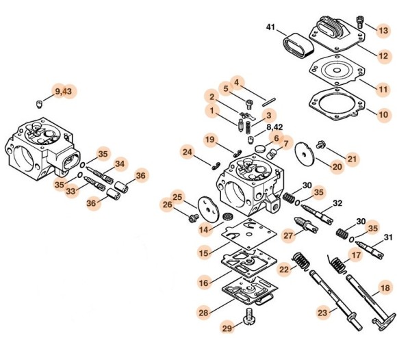 Карбюратор HD-17D (11281200622)