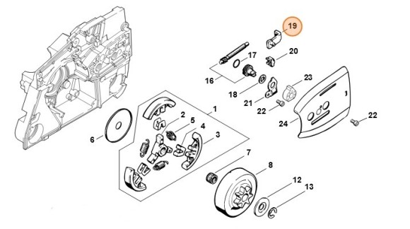 Зажимна рухома деталь STIHL 11246401900