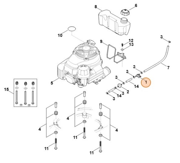 Топливный клапан (00003501000)