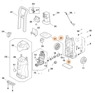 Набір ущільнень STIHL RE025190110