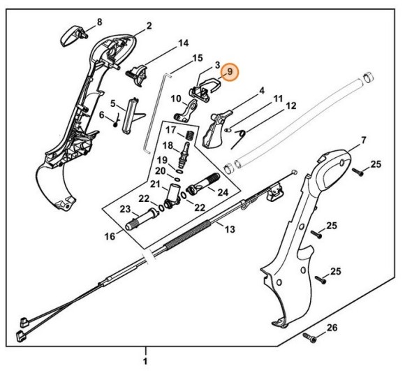 Пружина фиксатора (42441824200)