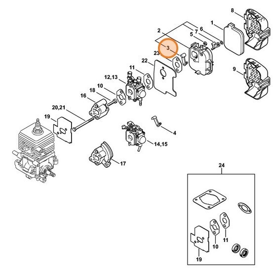 Важіль STIHL 42291413700