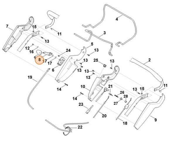 Перевідний важіль STIHL 63751822900