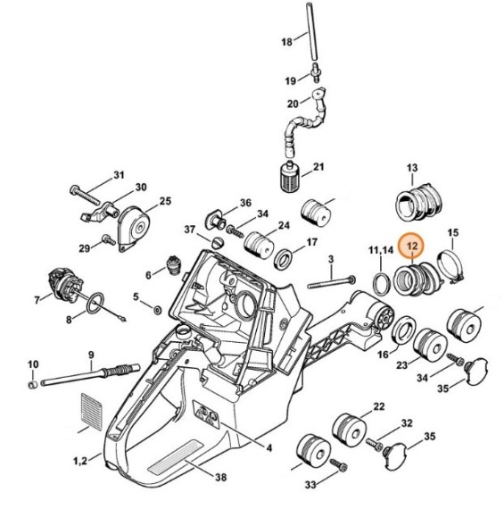 Коліно STIHL 11241412202