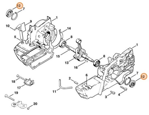 Уплотнительное кольцо вала 15х35х7 (96400031610)