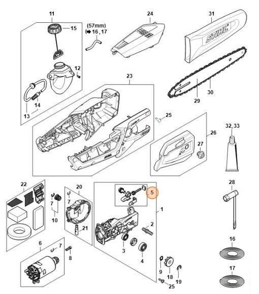 Натяжний пристрій STIHL LA026401900