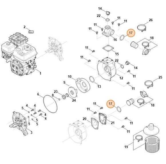 Ущільнення STIHL VB037090400