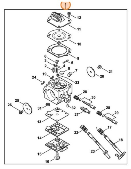 Карбюратор HD-19D (11271200650)