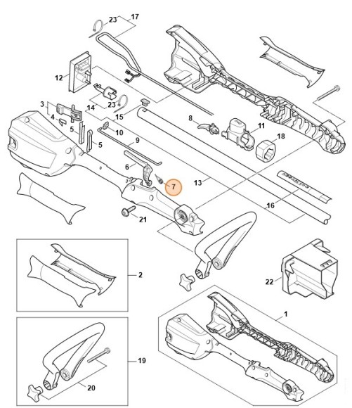 Пружина рычага (00009980409)