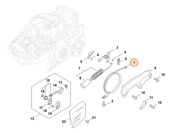 Гальмівна стрічка STIHL 11421605400