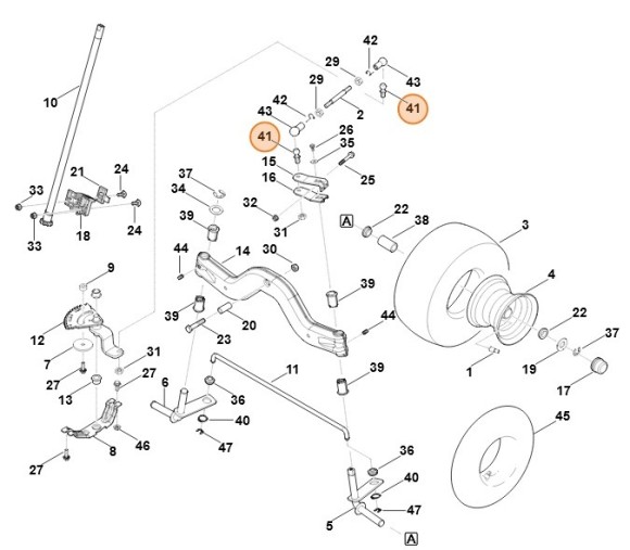 Шарова цапфа С8 STIHL 96660035114