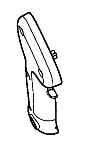 Подкладка половины ручки - наружная (41347910800)