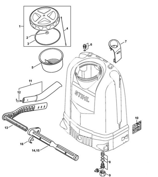 Важіль STIHL 42557007003