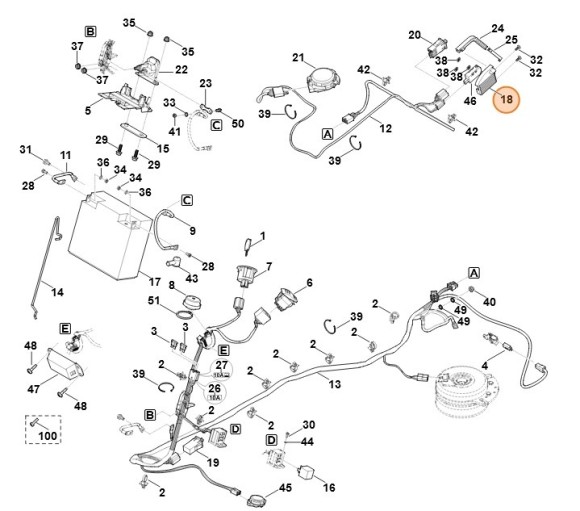 Корпус STIHL 61704031300