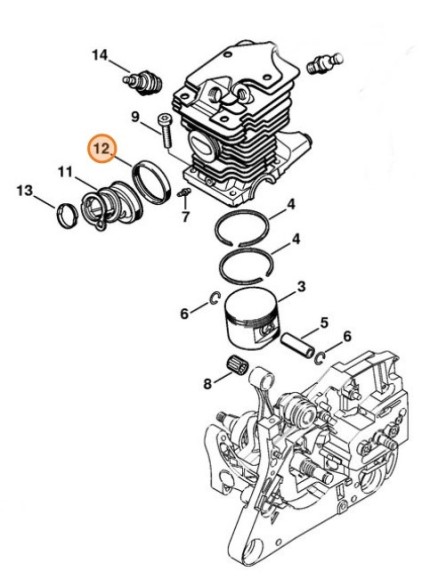 Зажимне кільце STIHL 11331487000