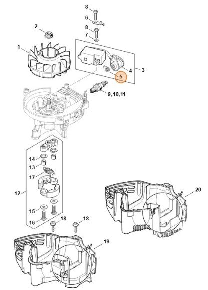 Пружина рычага (00009980618)