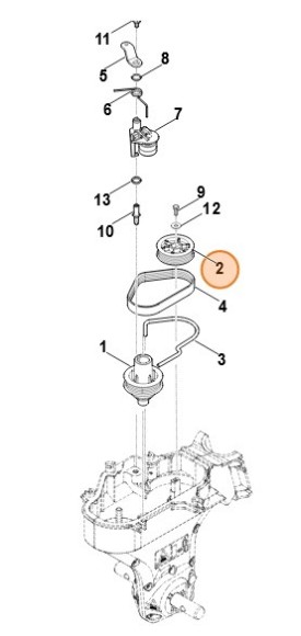 Ремінний шків STIHL 62417111210 Ремінний шків STIHL 62417111210