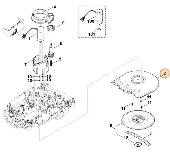 Корпус STIHL 63097011011