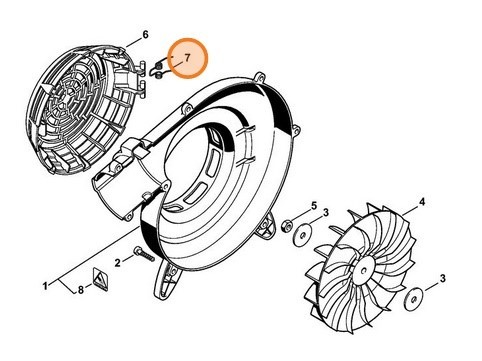 Вита гнучка пружина STIHL 00009980807