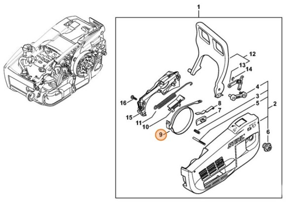 Гальмівна стрічка STIHL 11451605400