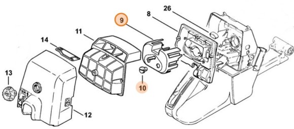 Ударнозахисний ковпак STIHL 11281204101