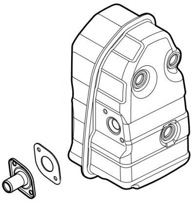 Глушитель выхлопа (42441400601) Глушитель выхлопа (42441400601)