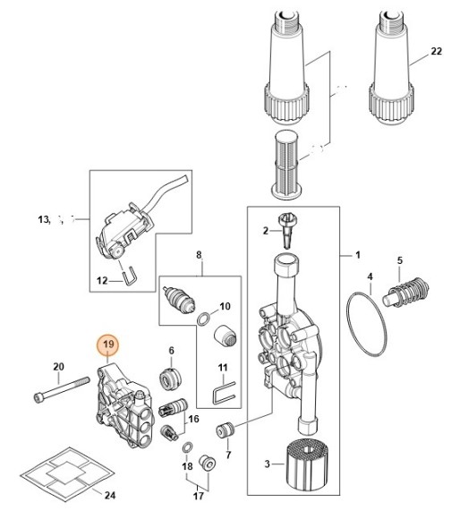 Клапанный блок (49517004600)