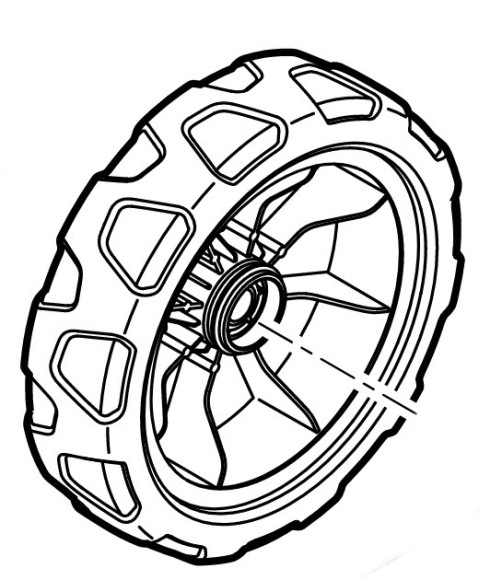 Колесо переднє STIHL 00007000441