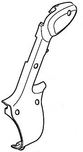 Подкладка половины ручки - наружная (42447910802)