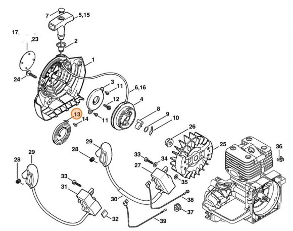 Возвратная пружина (41341900600)