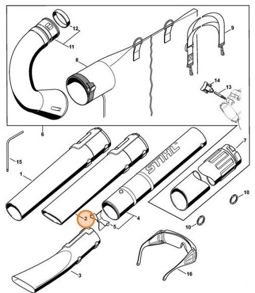 Сопло плоске STIHL (42297086301)