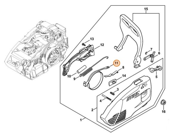 Гальмівна стрічка STIHL 11461605400