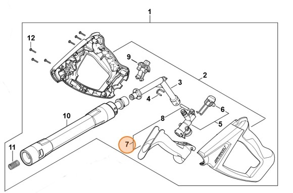 Важіль STIHL 49305001501