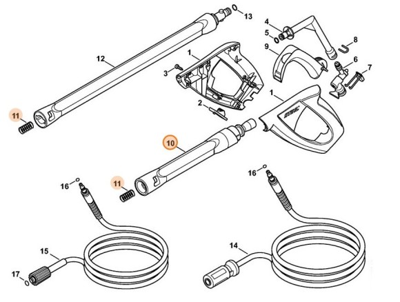 Напорна труба STIHL 49155001102